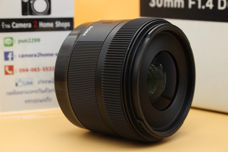 ขาย Lens Sigma 30mm F/1.4 DC HSM Art for Canon อดีตประกันศูนย์ สภาพสวย ไร้ฝ้า รา ตัวหนังสือคมชัด พร้อมHOOD+Filter อุปกรณ์ครบกล่อง